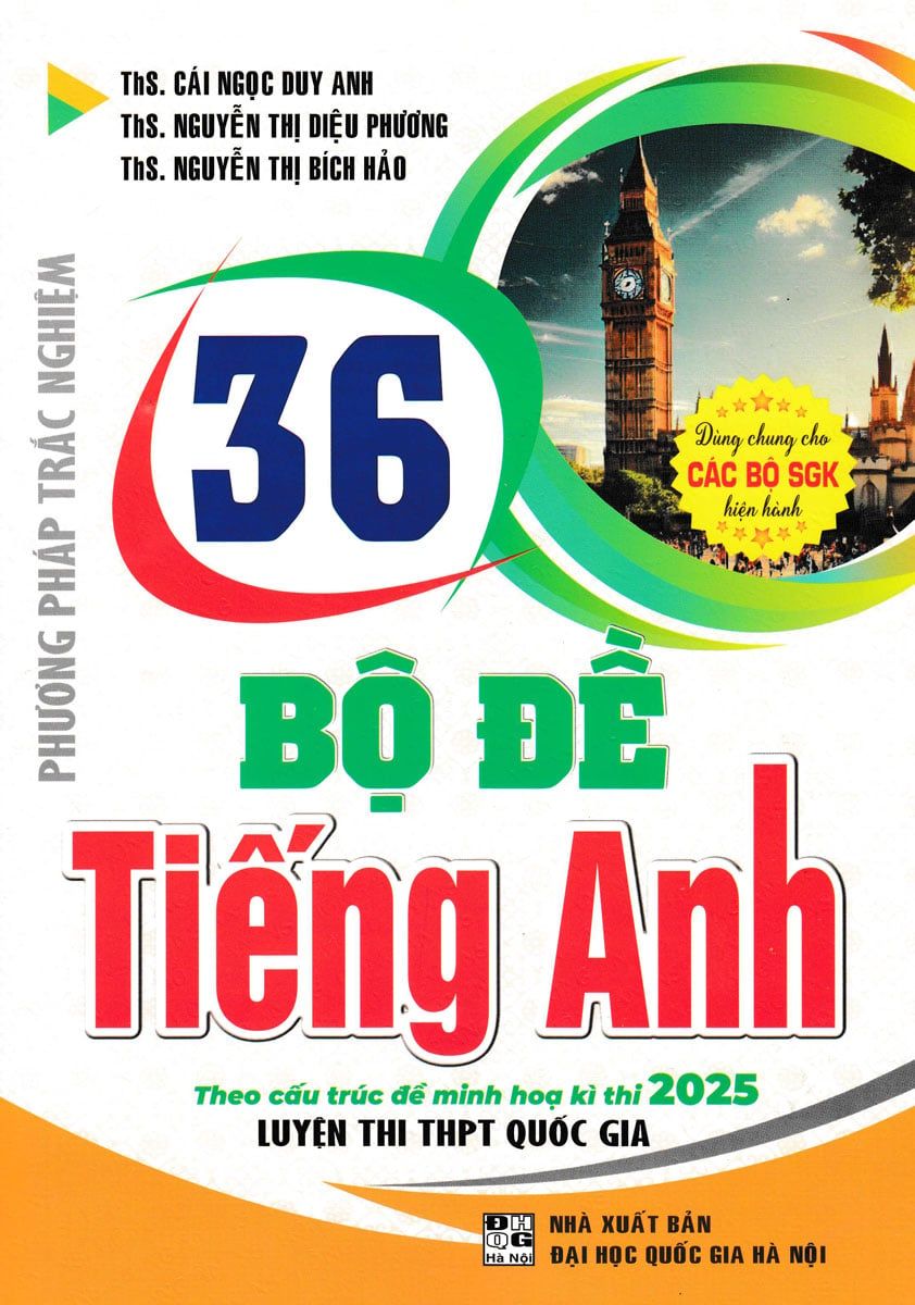  36 Bộ đề Tiếng Anh luyện thi THPT quốc gia 