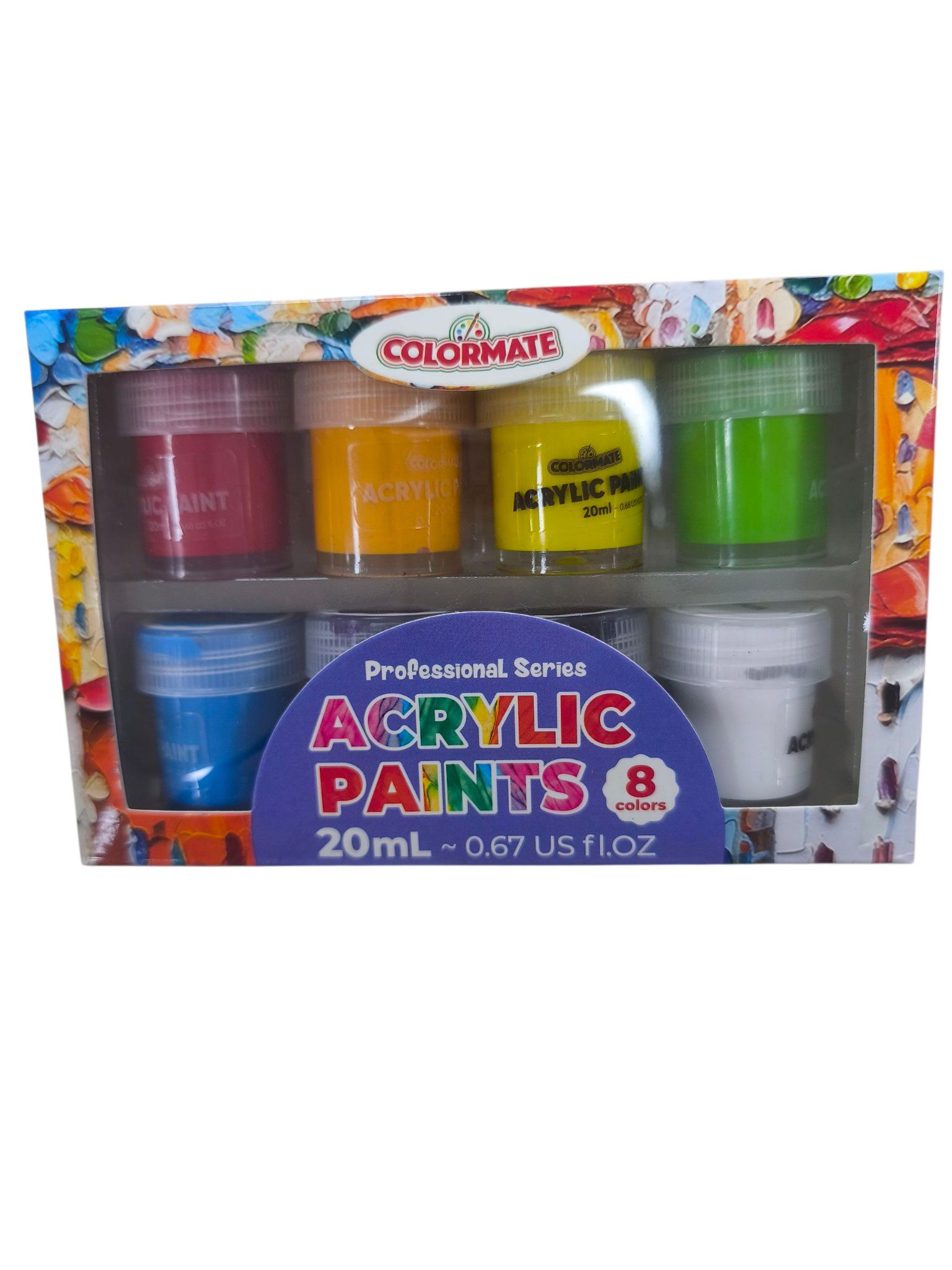  Màu vẽ Acrylic 8m COLORMATE 20ml 
