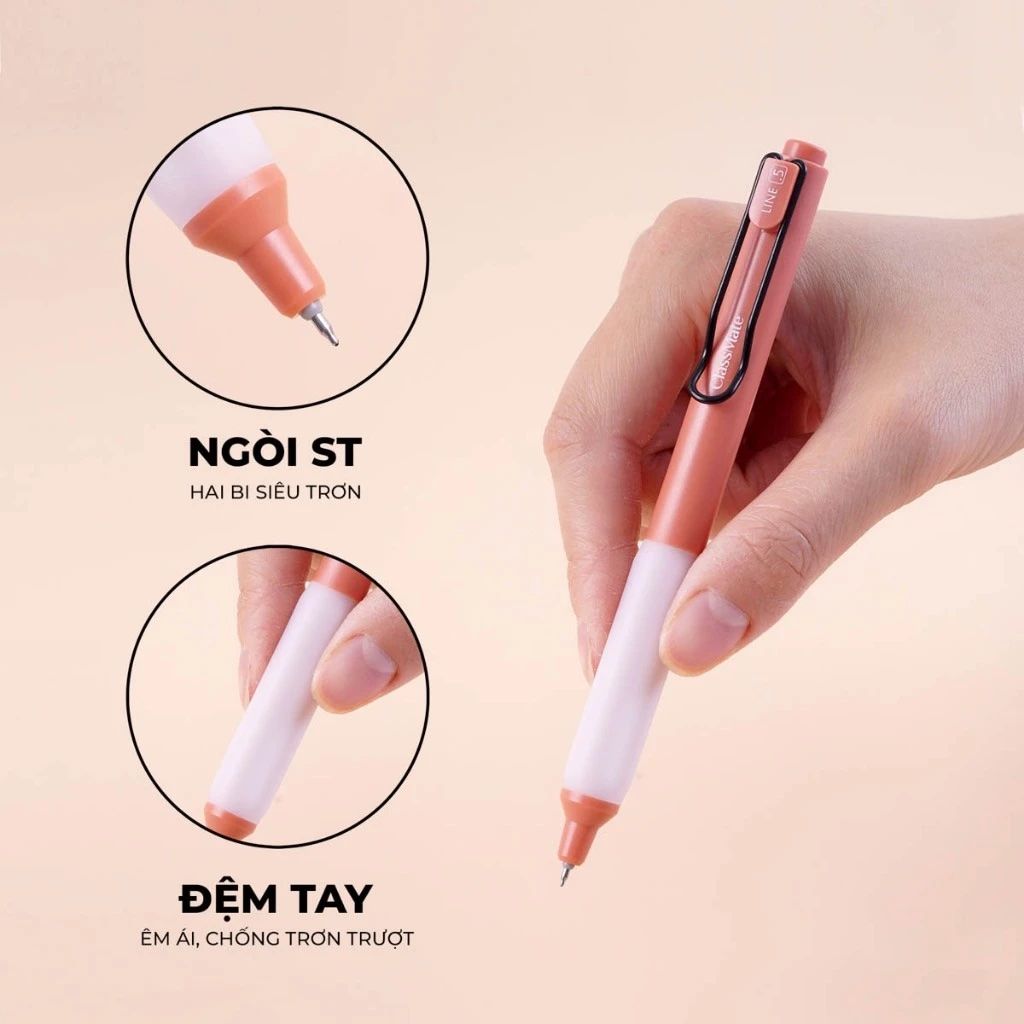  Viết gel 0.5 Vintage CL-GP111B xanh 