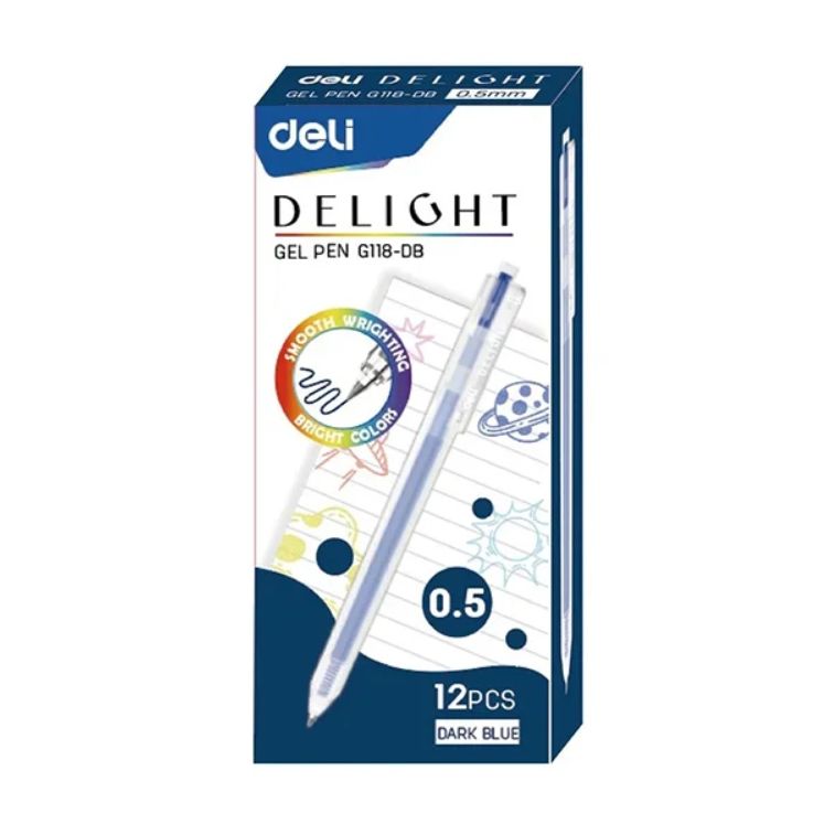  Viết gel Deli G118-DB 