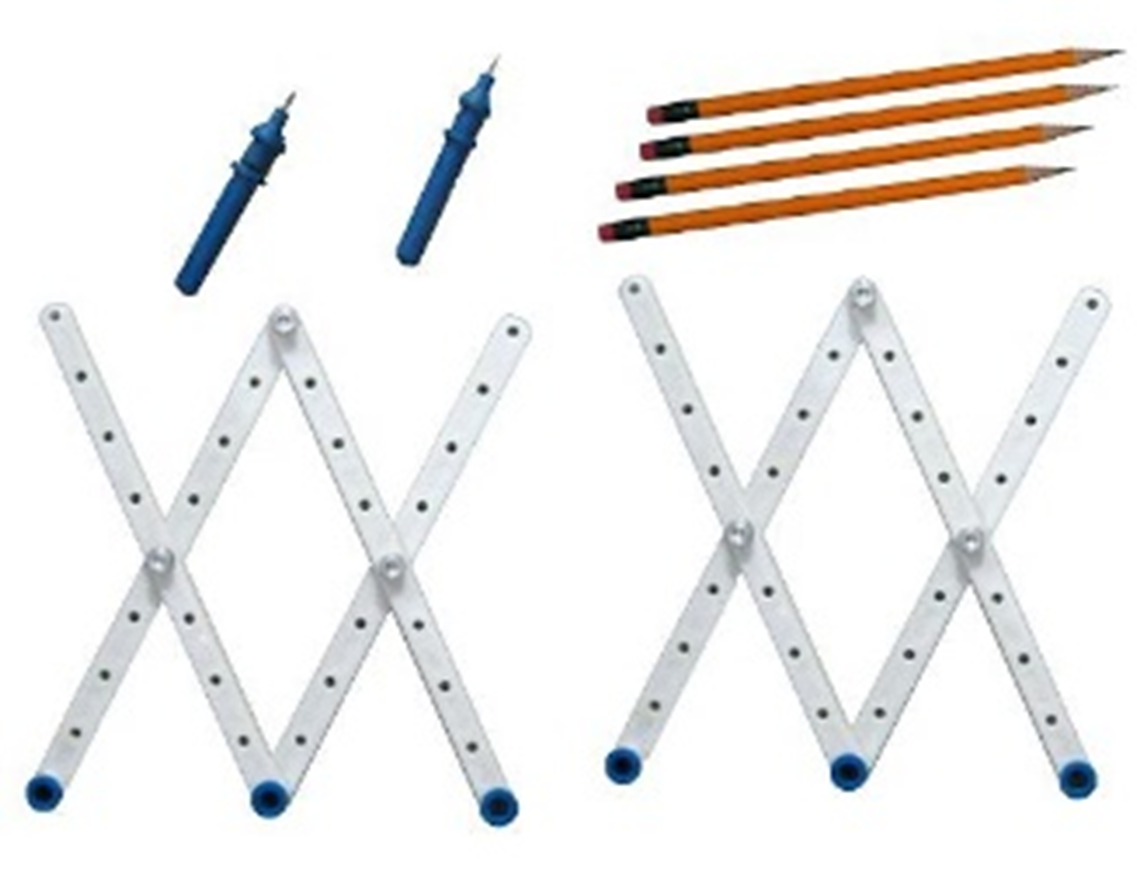  Thước vẽ truyền Lớp 8 - (HS) (2 cây/bộ) 