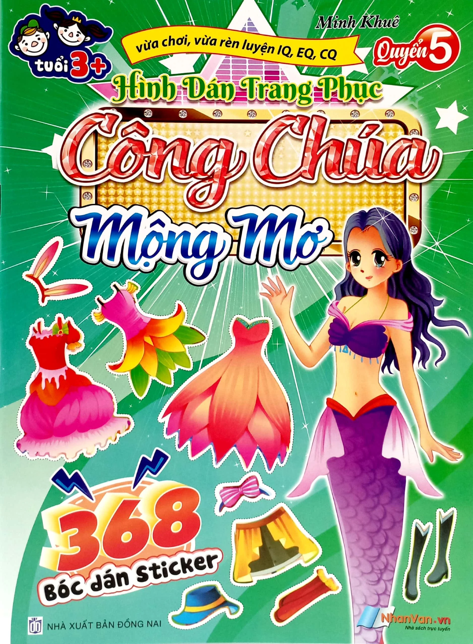  368 Bóc Dán Sticker - Hình Dán Trang Phục Công Chúa Mộng Mơ - Quyển 5 