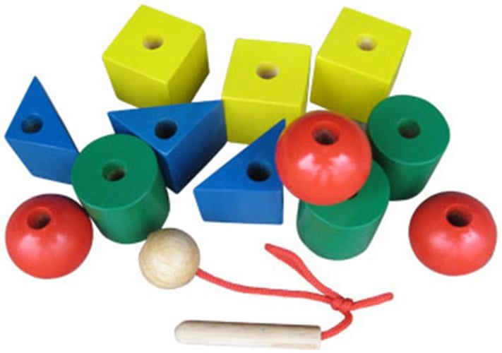  Bộ xâu dây gỗ (12 chi tiết) 