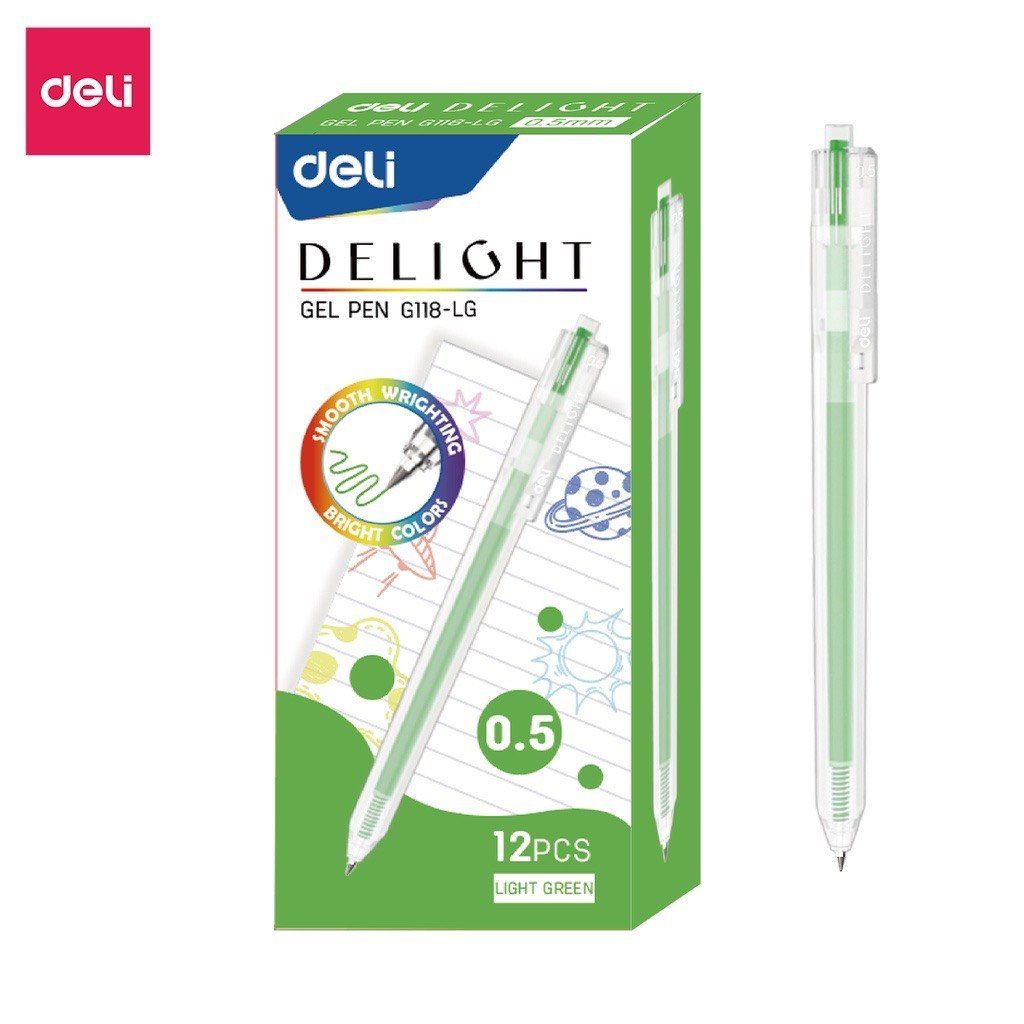  Viết gel Deli G118-LG 