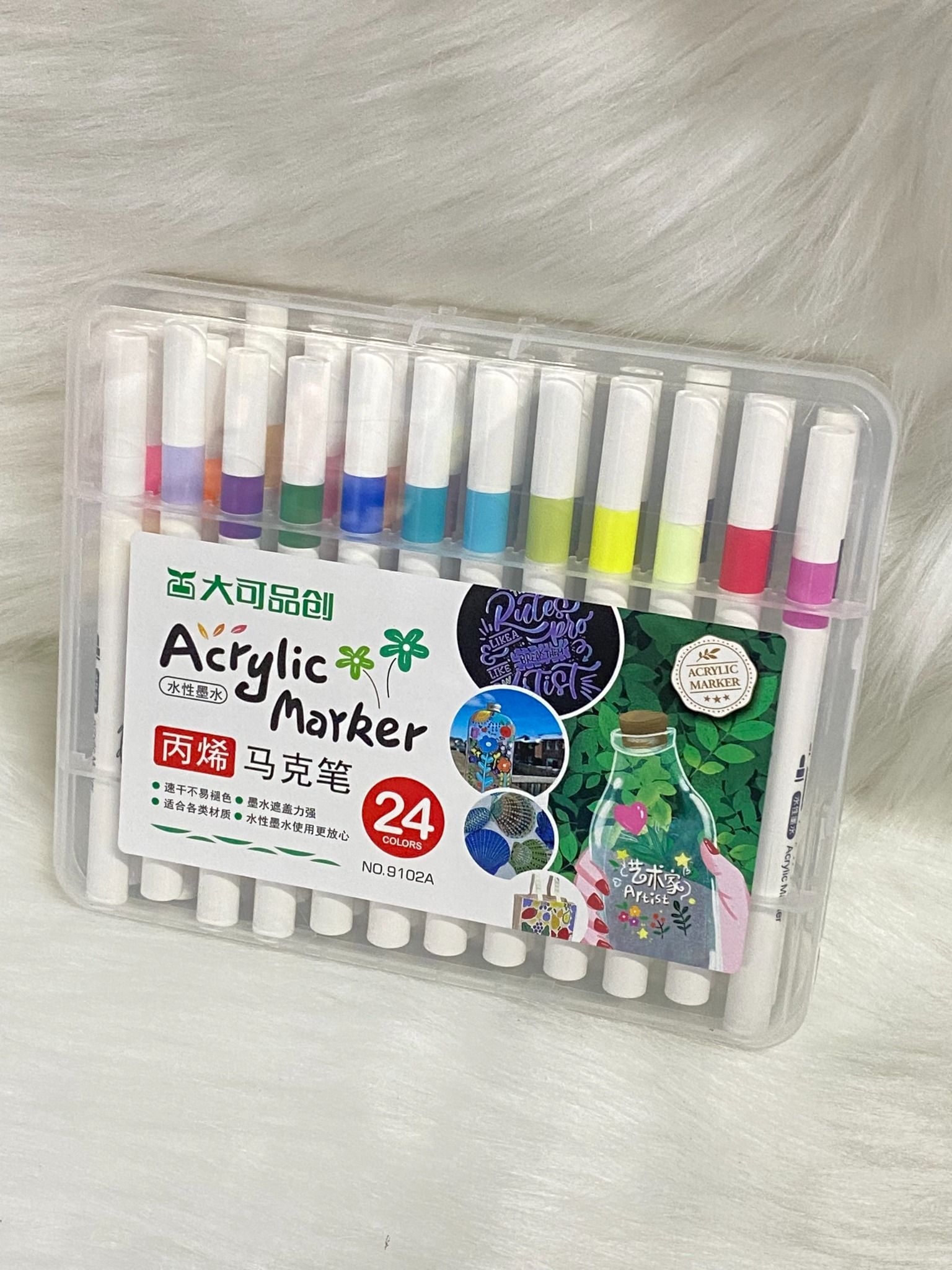  Viết lông 24m Acrylic 9102A 