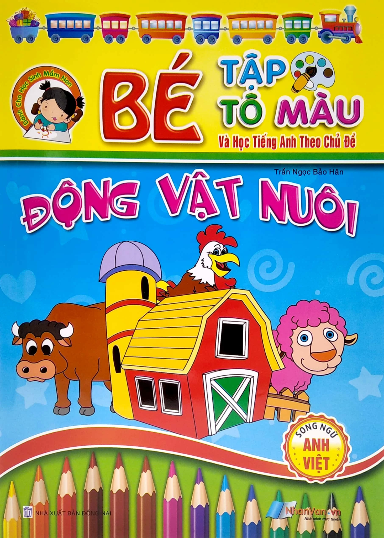  Bé tập tô màu - Động vật nuôi 