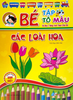  Bé tập tô màu - Các loài hoa 