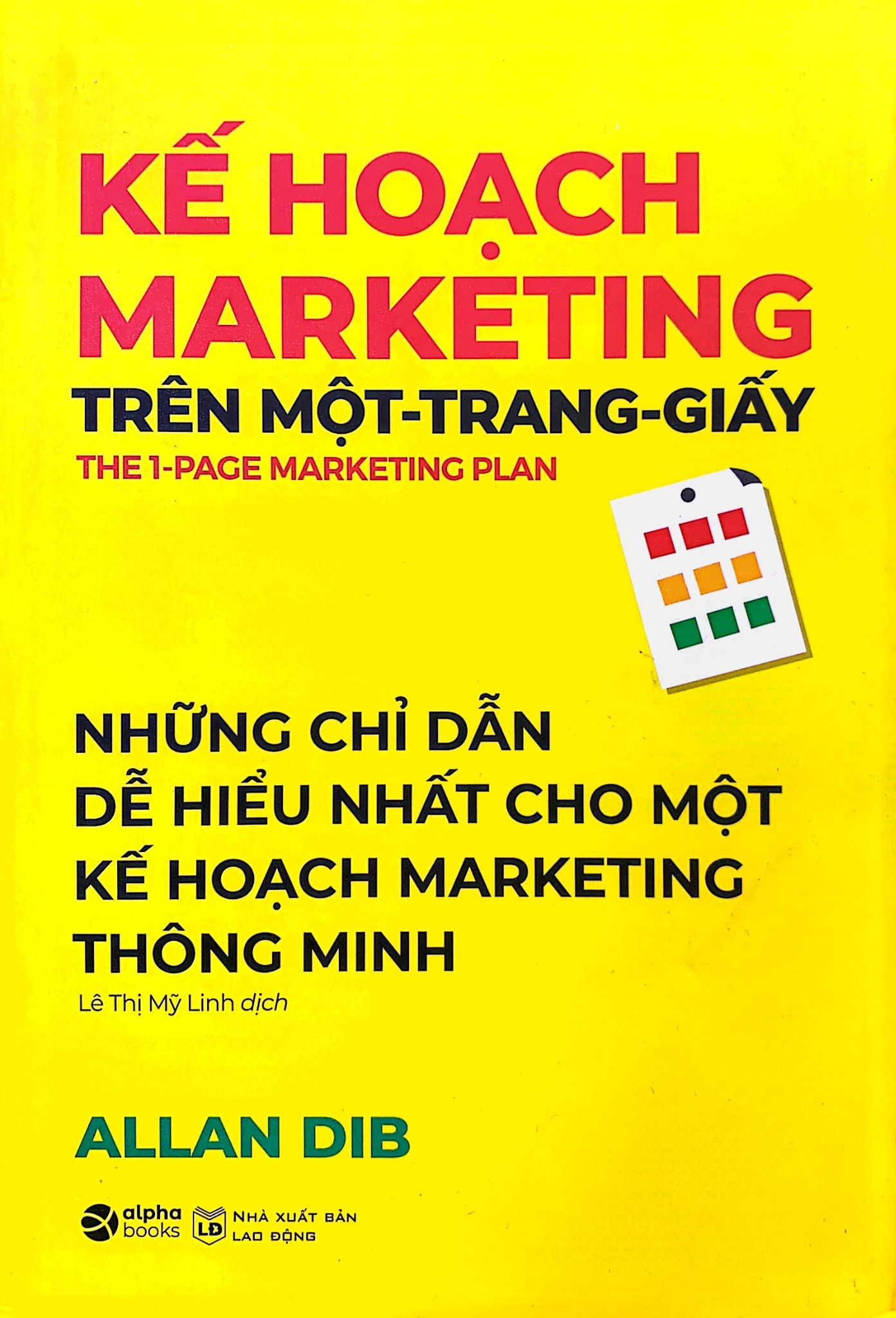  Kế hoạch marketing trên một trang giấy 