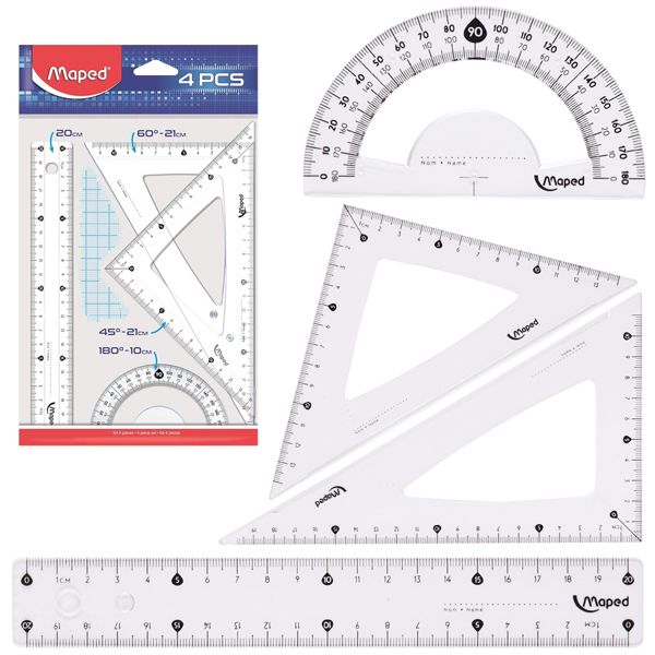  Thước bộ HS Start - 242815 (4sp) 