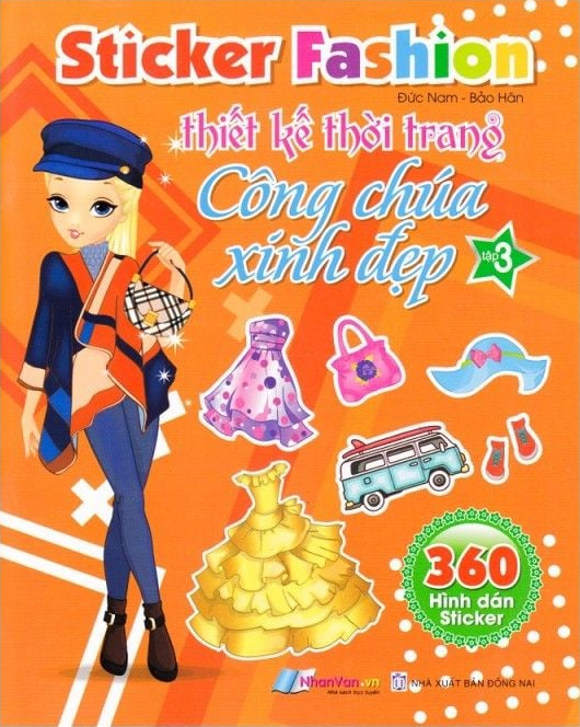  Sticker fashion - Thiết kế thời trang công chúa xinh đẹp 3 