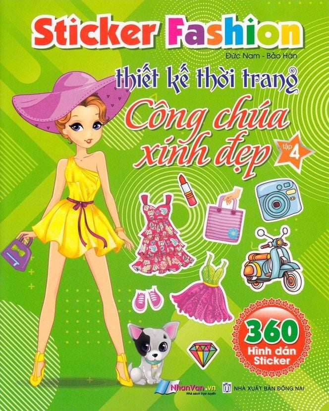  Sticker fashion - Thiết kế thời trang công chúa xinh đẹp 4 