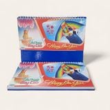  LỊCH BÀN TUẦN-SẮC HOA( CÓ NOTE CHỮ A CÓ NOTE GHI CHÉP --- CÓ TÚI 