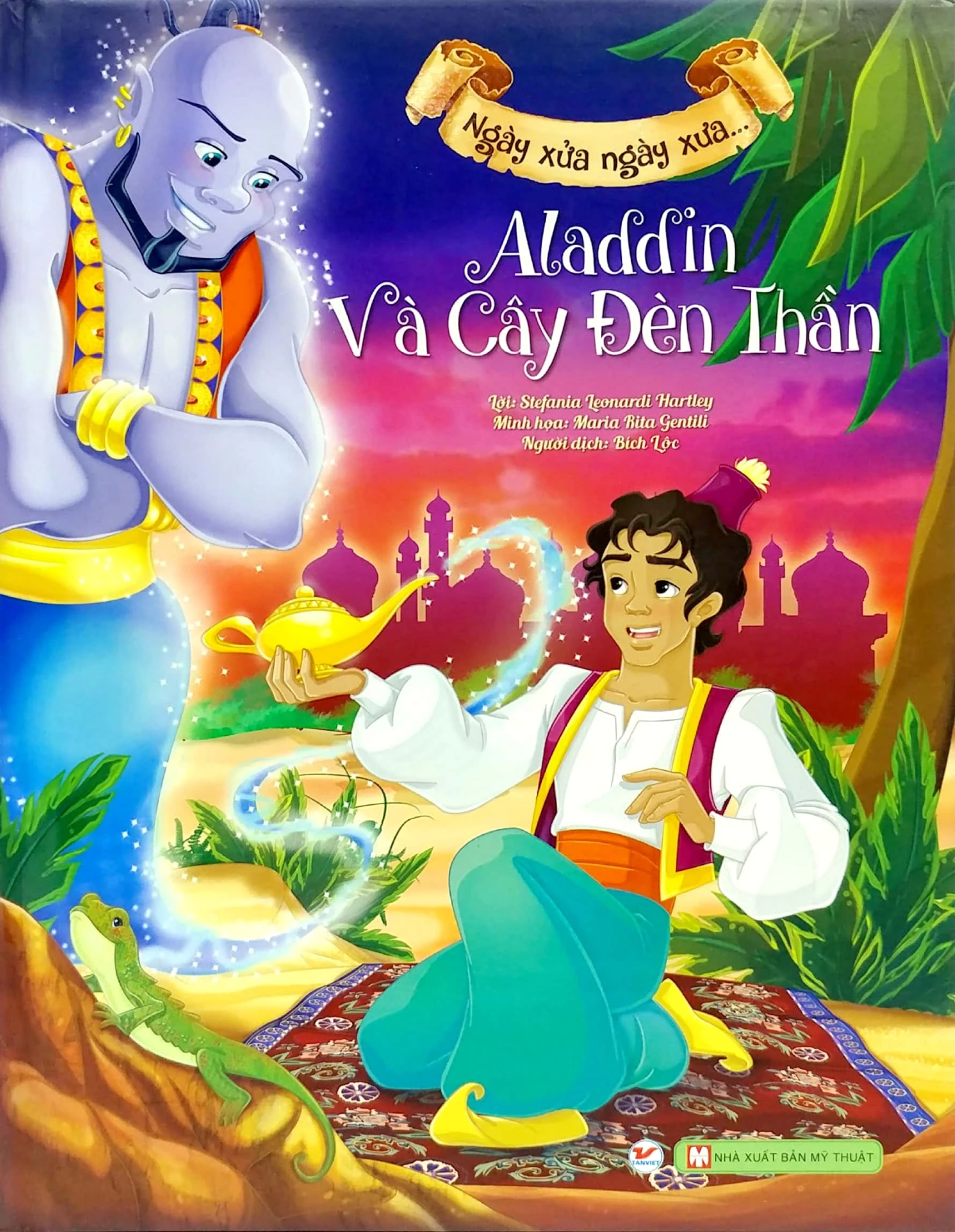  Ngày Xửa Ngày Xưa - Aladdin Và Cây Đèn Thần - Bìa Cứng 