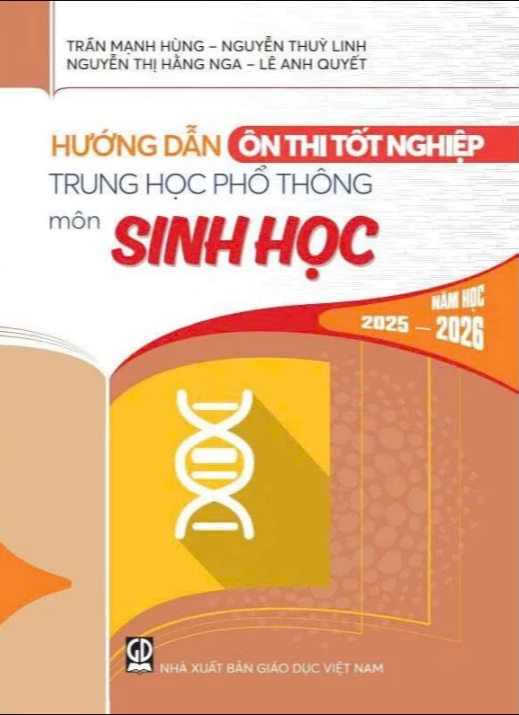  Hướng dẫn ôn thi tốt nghiệp THPT- môn sinh học (NH 2025-2026) 