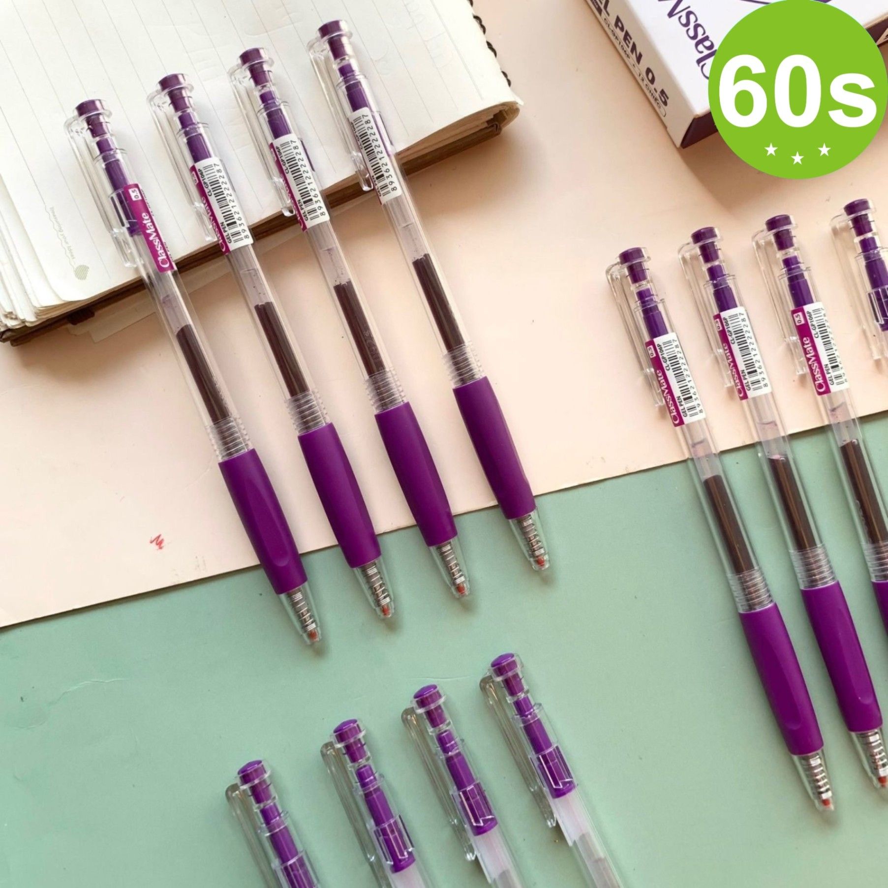  Viết gel ClassMate CL-GP106P tím 