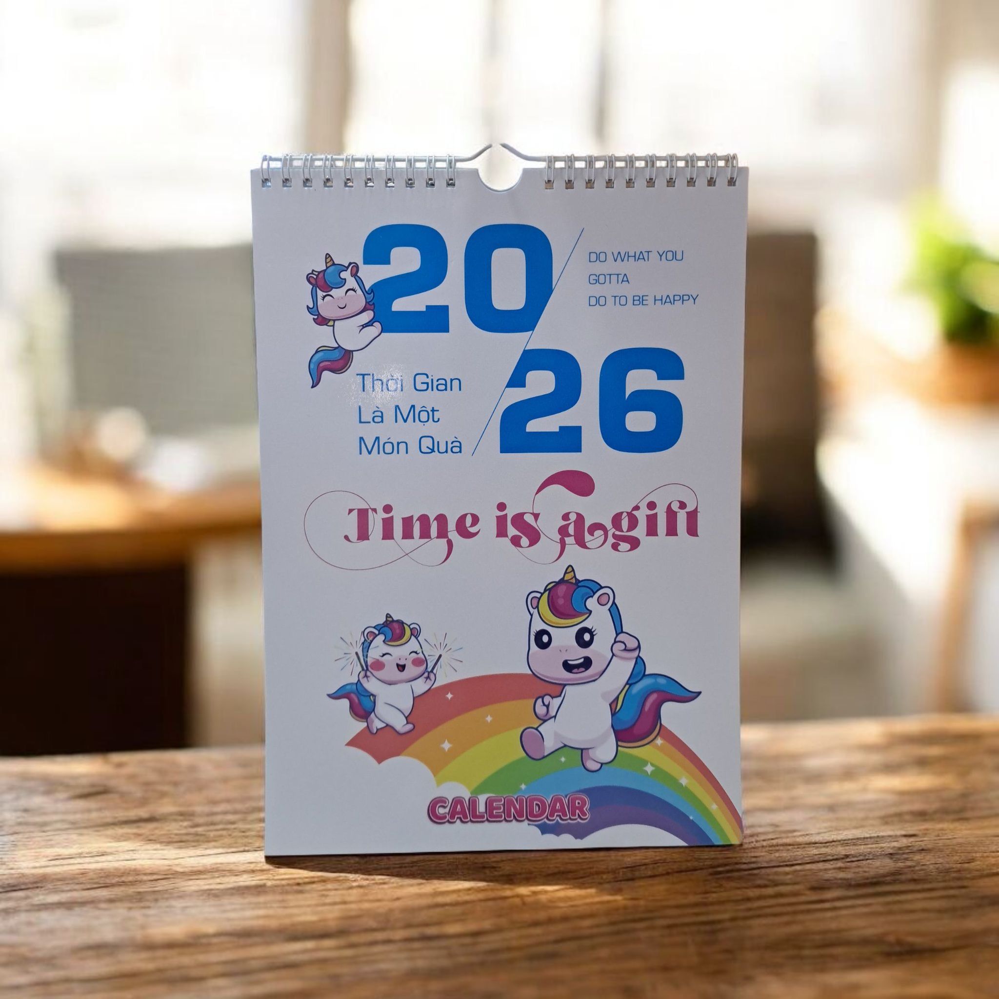  Lịch treo  tường - Thời gian là một món quà 