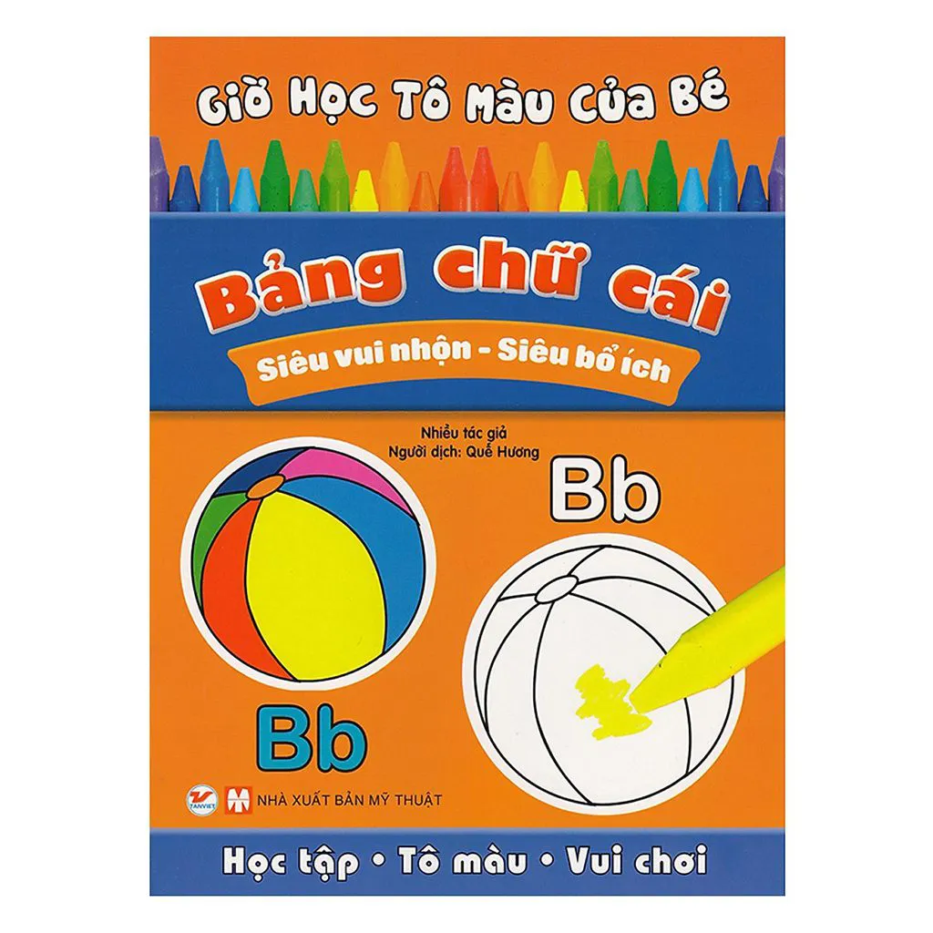  Giờ học tô màu của bé - Bảng chữ cái 