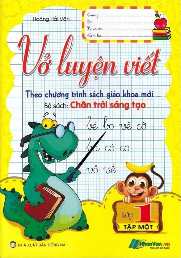  Vở Luyện Viết Lớp 1 - Tập 1 (Chân Trời Sáng Tạo) 