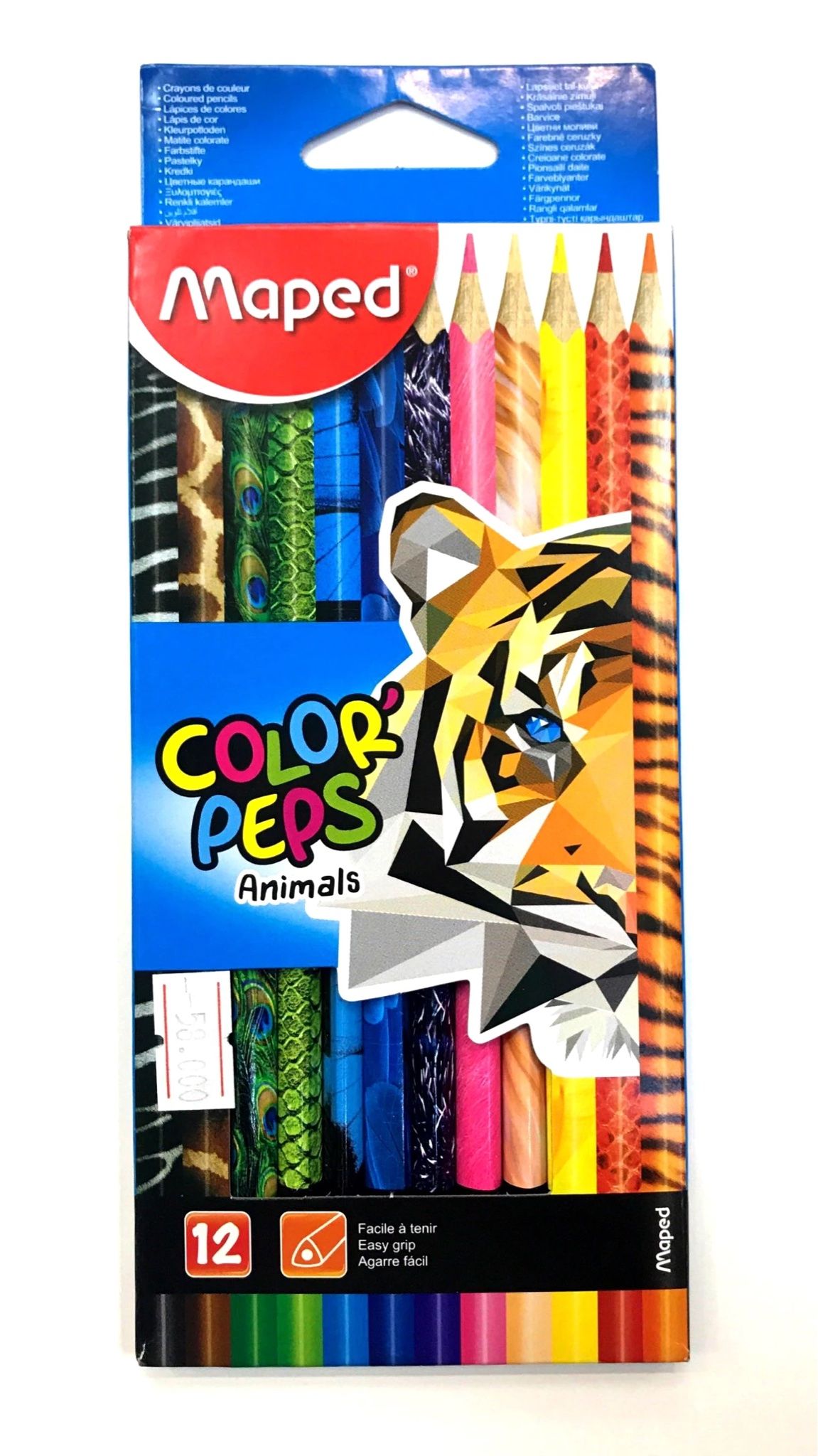 Chì màu Maped 12m Animals 832212 