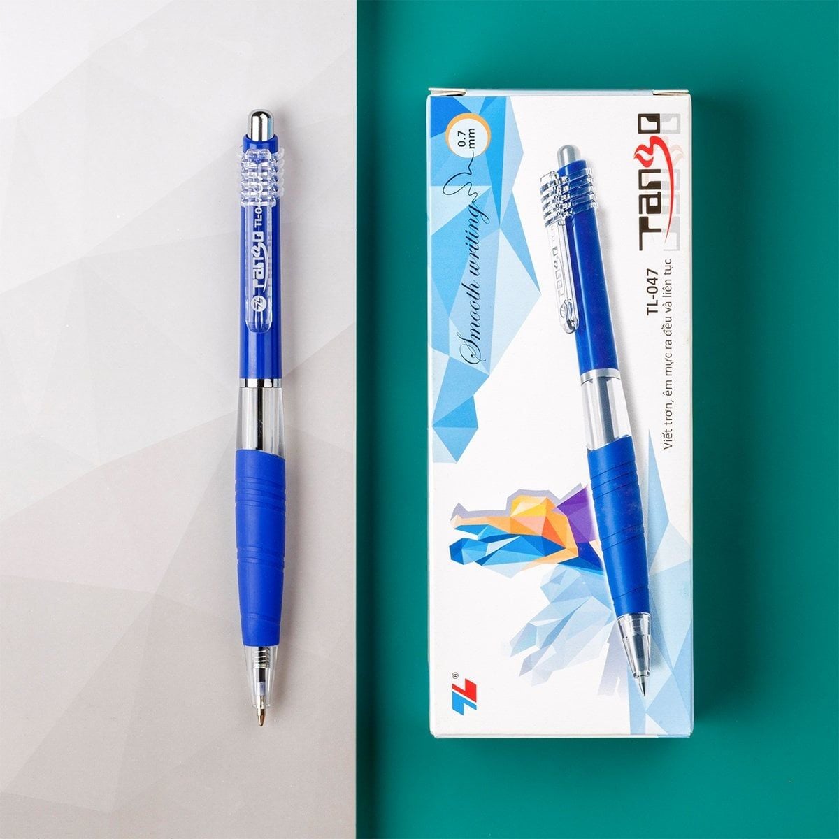  Viết bi TL047 xanh 