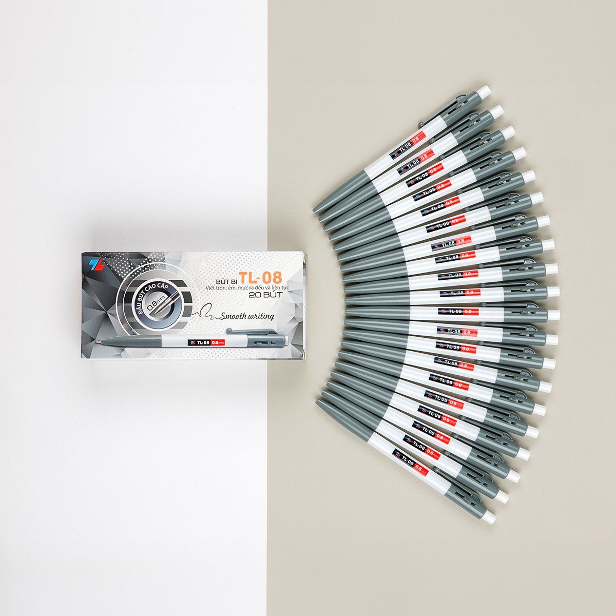  Viết bi TL08 đen 