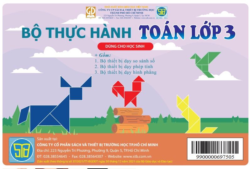  Bộ TH Toán lớp 3 (HS) hộp 1 - TT37 