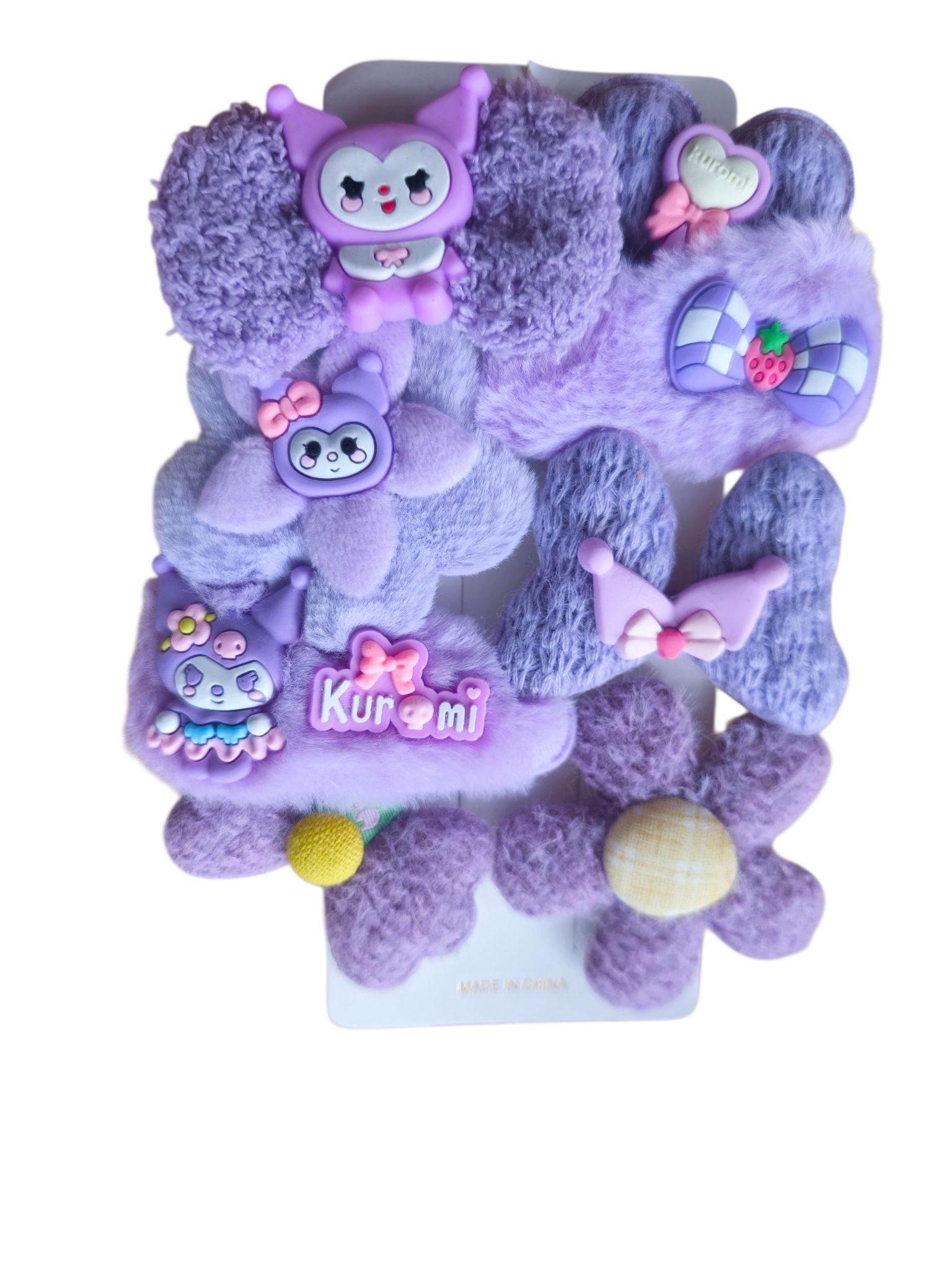  Kẹp tóc mái hoạt hình (8c/vỉ) 