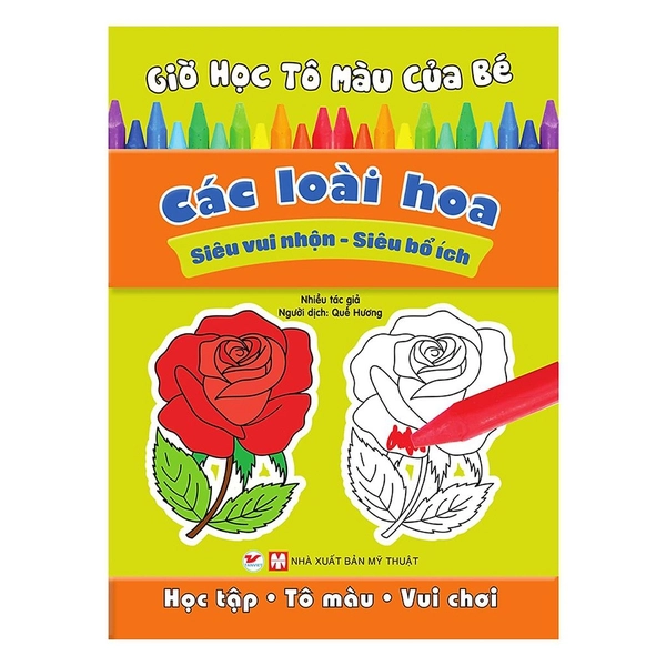 Giờ học tô màu của bé - Các loài hoa 