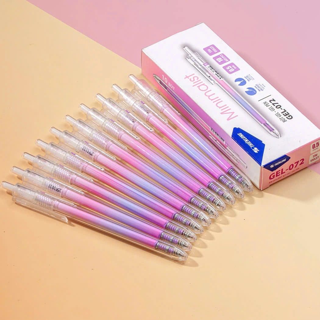 Bút gel GEL-072/PLUS tím 