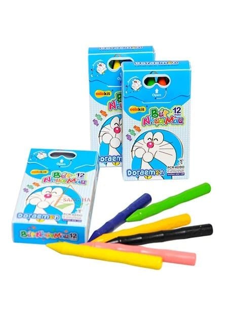 Bút sáp nhựa PCR-02/DO 12 màu 