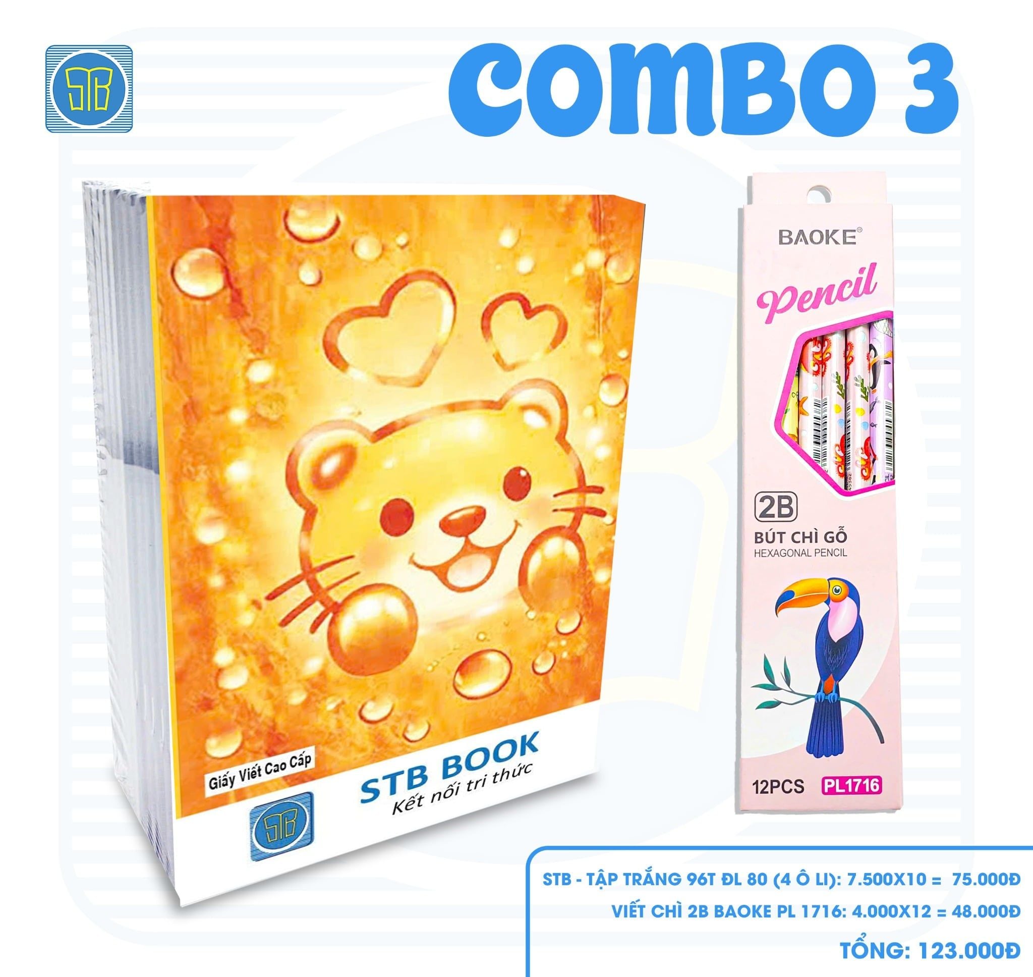 Combo Đồng Hành Cùng Bé 