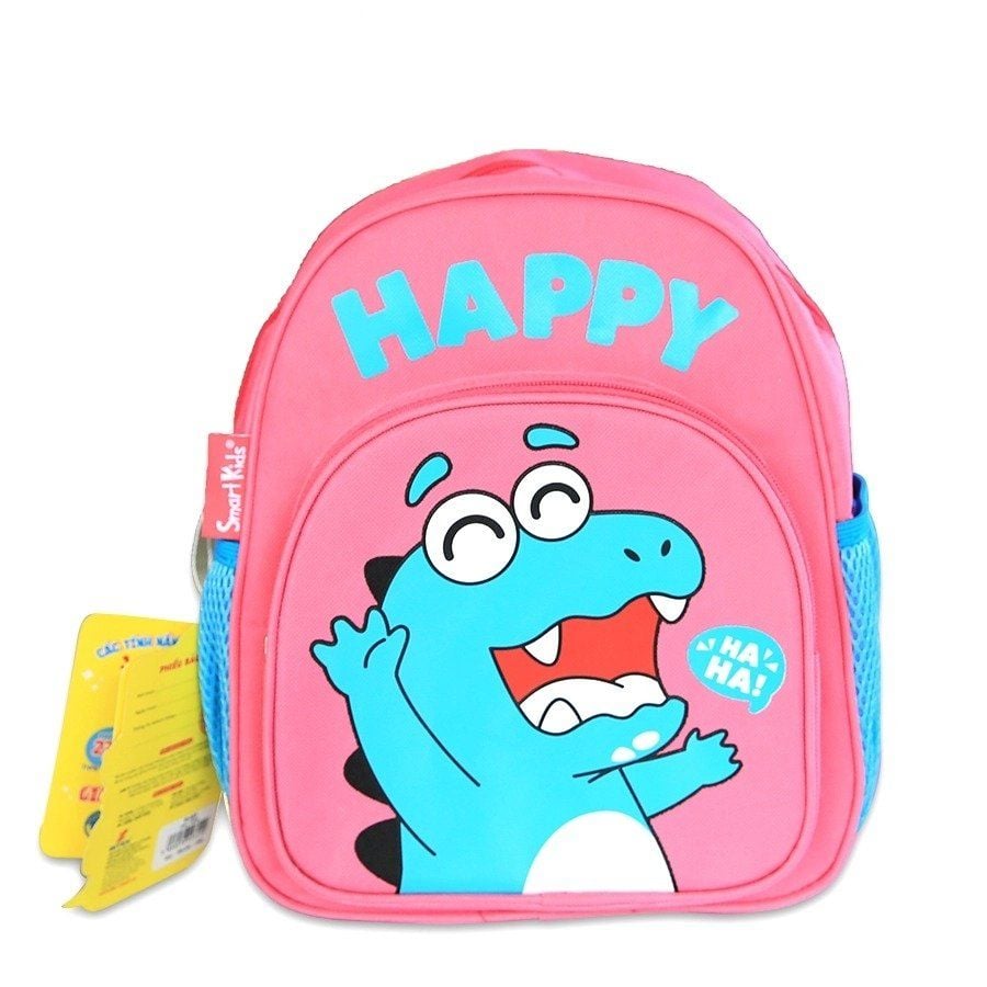  Balo MG Dino "Happy" B-023 Hồng 