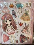  STICKER NAM CHÂM BÚP BÊ THAY ĐỒ DC-04 