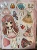  STICKER NAM CHÂM BÚP BÊ THAY ĐỒ DC-04 