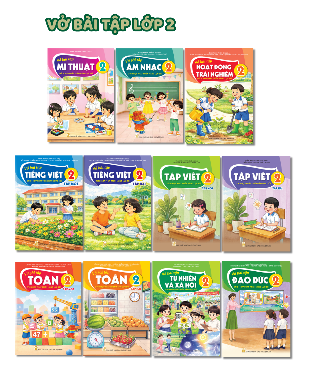 Bộ Sách Bài Tập Lớp 2 ( Kết Nối Tri Thức) -(11 cuốn/bộ) 