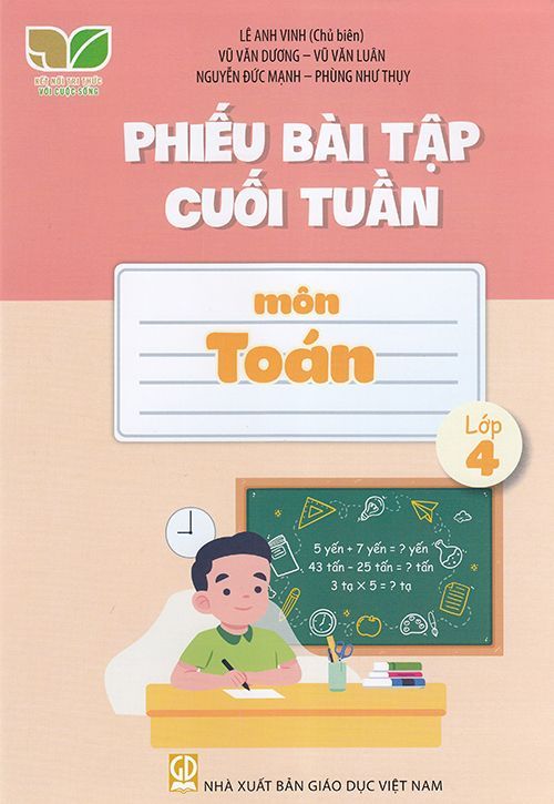  Phiếu ôn tập cuối tuần môn toán lớp 4 (KNTT) 