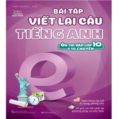  Bài tập viết lại câu tiếng Anh (Ôn thi vào 10 và 10 chuyên) 