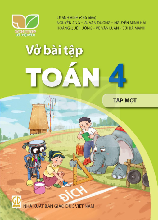  VỞ BÀI TẬP TOÁN 4/1 ( KẾT NỐI TRI THỨC ) 
