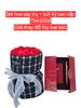  Set quà tặng hoa sáp trụ + bút ký cao cấp 