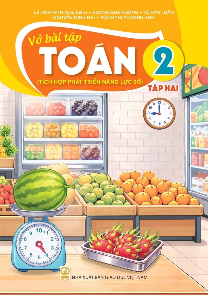  VỞ BÀI TẬP TOÁN 2/2 ( Tích hợp phát triển năng lực số ) 