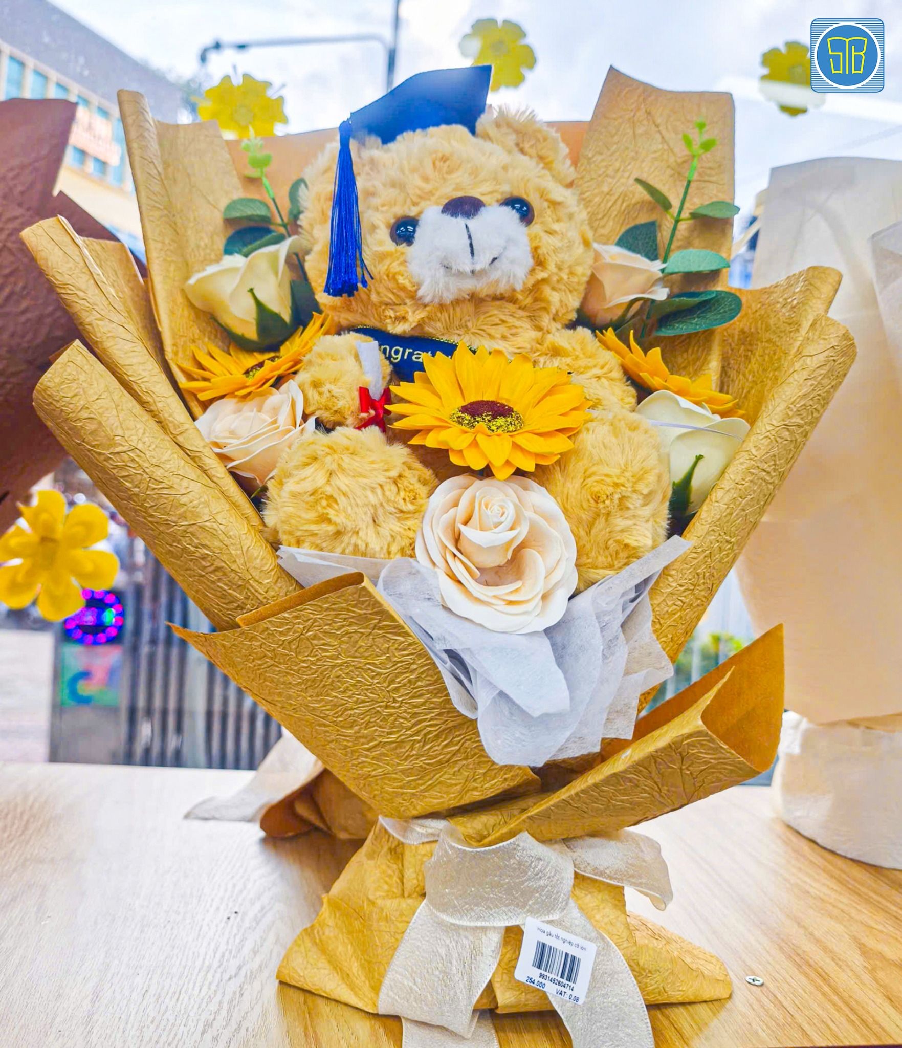  Hoa gấu tốt nghiệp cỡ lớn 