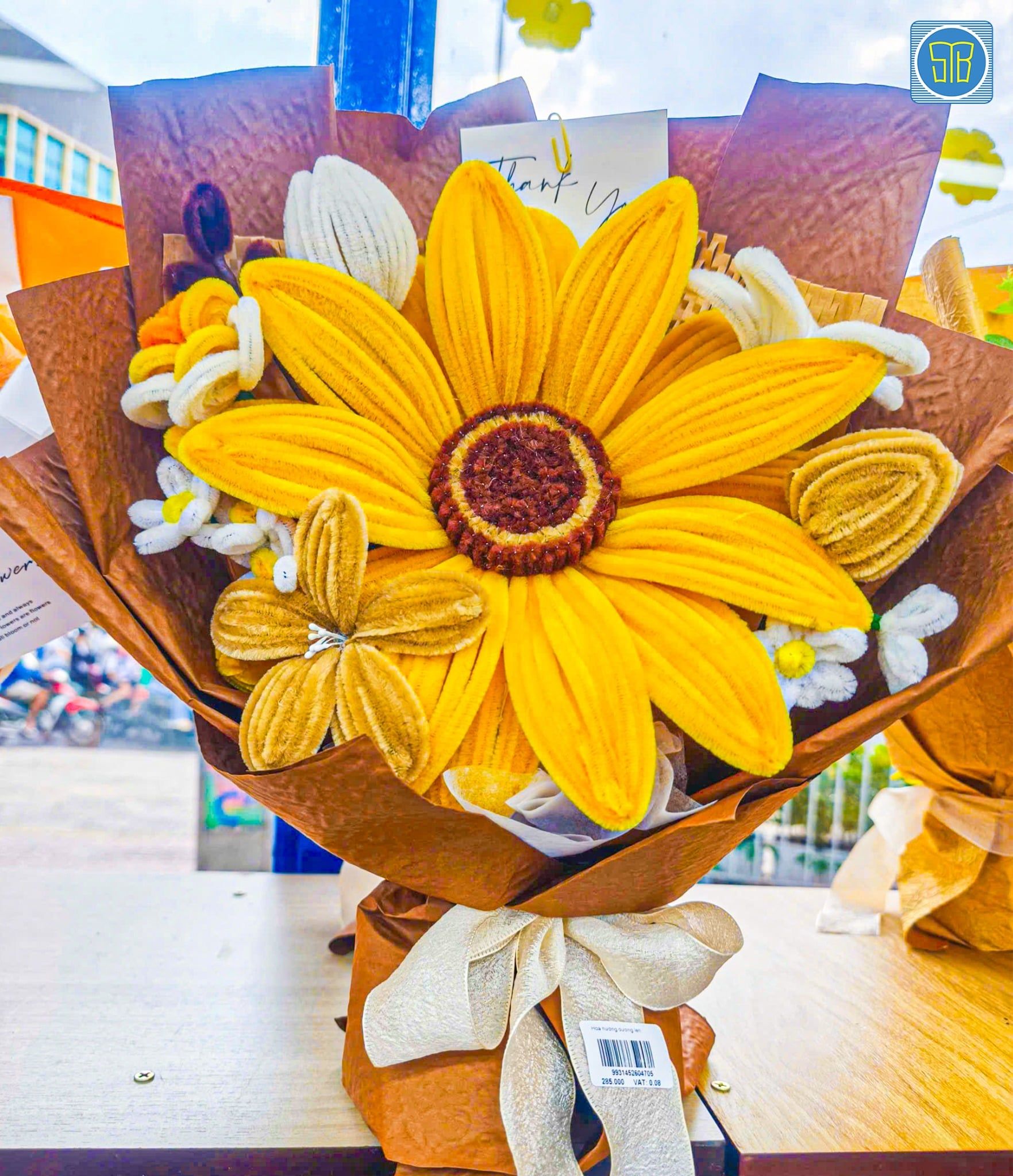  Hoa hướng dương len 