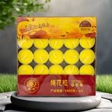  Nến Bơ Thực Vật Không Khói 100 Viên, Nến Xin Xin Hong An Toàn [Kim Cương Hỷ Lạc] 1 - 2 - 4 Giờ 