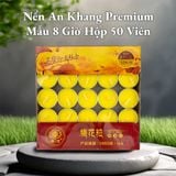 Nến Bơ Thực Vật Không Khói 100 Viên, Nến Xin Xin Hong An Toàn [Kim Cương Hỷ Lạc] 1 - 2 - 4 Giờ 