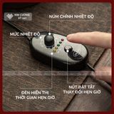  Lư Xông Trầm Bằng Điện, Lư Điện Đốt Trầm Hương [Kim Cương Hỷ Lạc] Chất Liệu Gốm Cao Cấp 