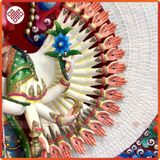  Tượng Thiên Thủ Thiên Nhãn Mật Tông [Kim Cương Hỷ Lạc] Vẽ Màu 100Cm 