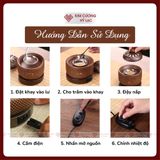  Lư Xông Trầm Bằng Điện, Lư Điện Đốt Trầm Hương [Kim Cương Hỷ Lạc] Chất Liệu Gốm Cao Cấp 