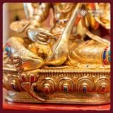  Tượng Diệu Âm Thiên Nữ 25CM - Chế Tác Thủ Công Nepal [Kim Cương Hỷ Lạc] Tượng Phật Mật Tông Đồng 