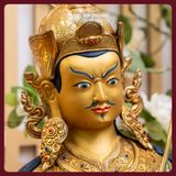  Tượng Liên Hoa Sinh Đồng Mạ Vàng Nepal 47cm [Kim Cương Hỷ Lạc] Tượng Đồng Nepal Hiếm Có 