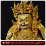  Tượng Hoàng Thần Tài Dzambala Mật Tông [Kim Cương Hỷ Lạc] Nepal 33Cm 